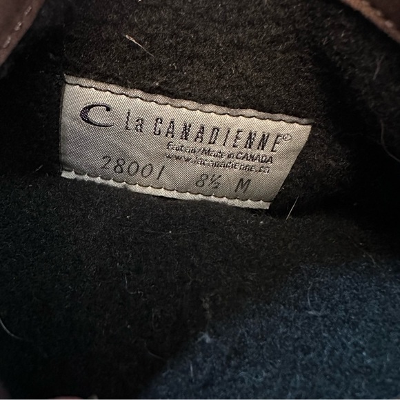 La Canadienne 28001 Brown Leather 2” Heal Pull On Boots Size Women’s 8.5 - Picture 5 of 10